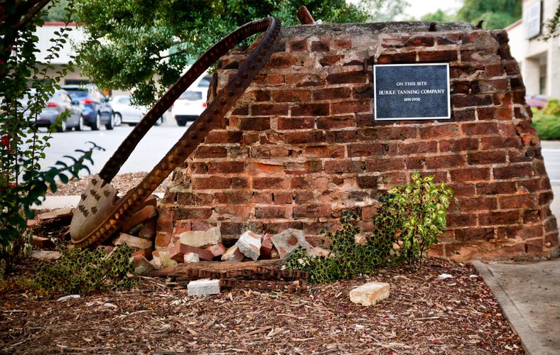 Historic Brick Sign at Tannery Square