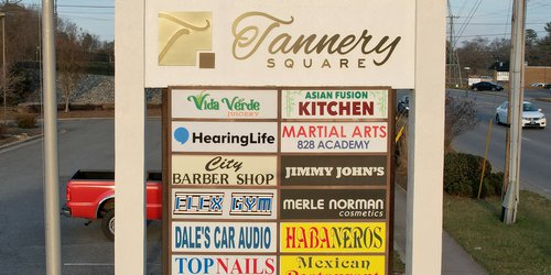 Tannery Main Sign